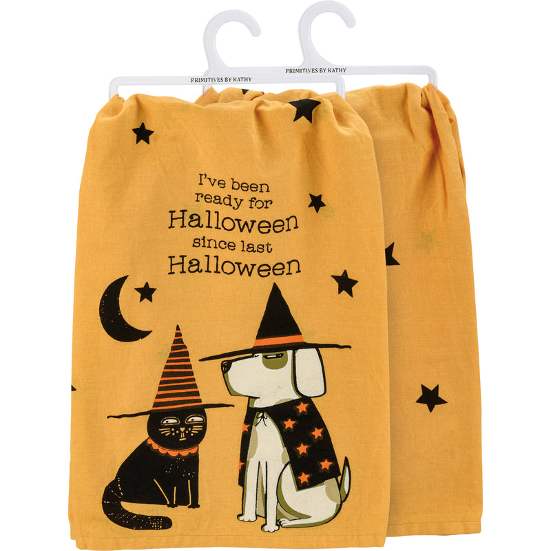 Ready For Halloween Kitchen Towel  (Pack of 6)