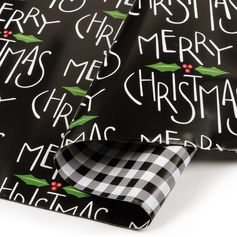 Merry Christmas Gift Wrap (PACK OF 4)