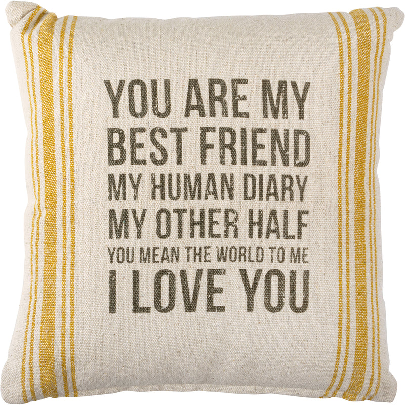 My Best Friend Pillow  (Pack of 2)