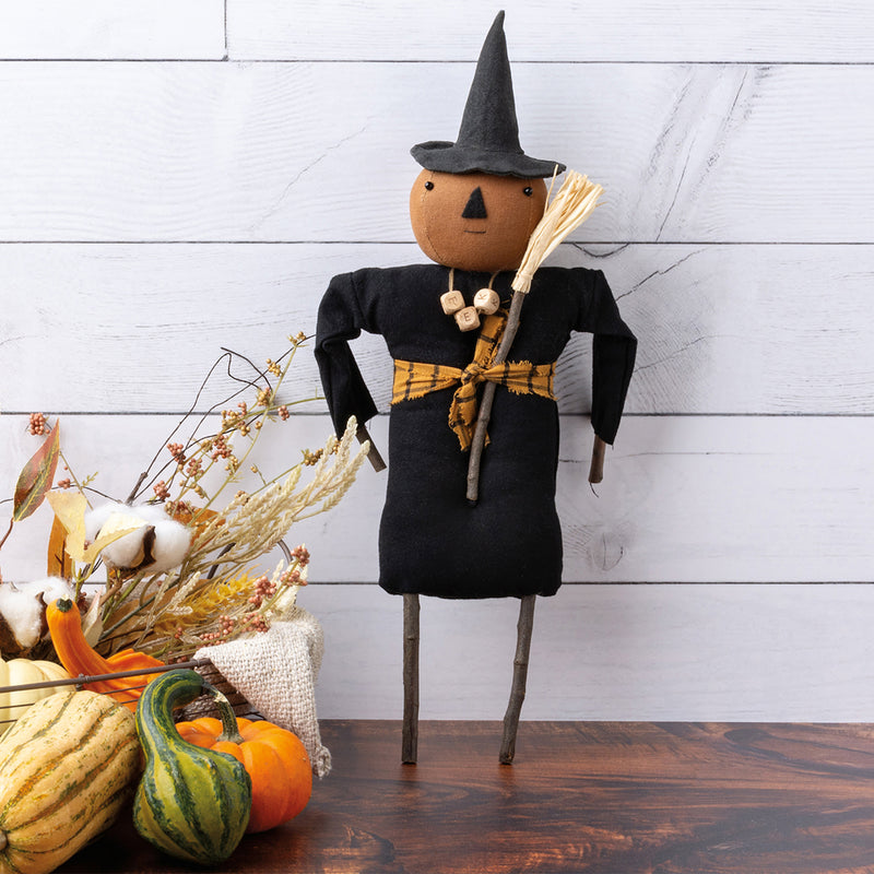 Pumpkin Witch Doll  (Pack of 2)