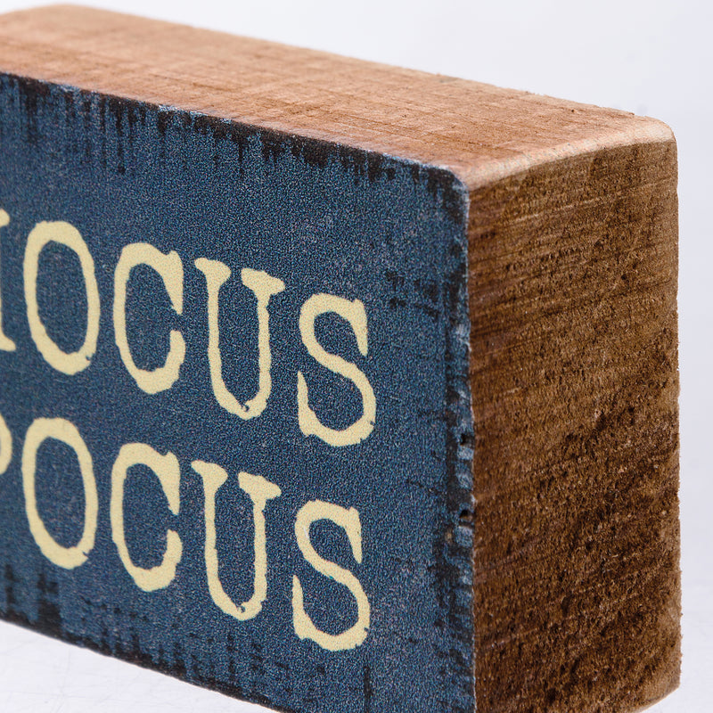 Hocus Pocus Block Sign  (Pack of 4)
