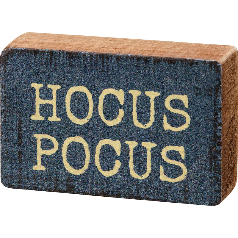 Hocus Pocus Block Sign  (Pack of 4)
