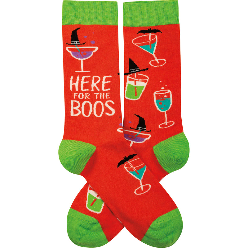 Here For The Boos Socks  (Pack of 4)