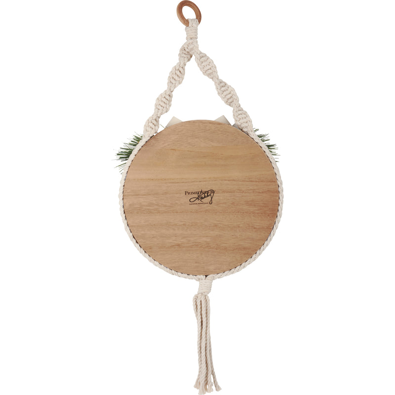 Merry Christmas Natural Hanging Decor(PACK OF 2)