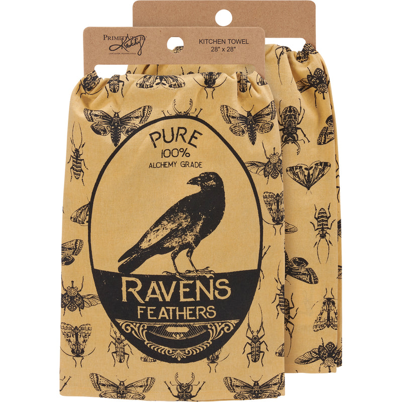 Ravens Feathers Kitchen Towel  (Pack of 6)