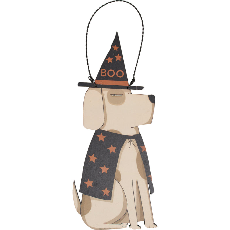 Boo Dog Hanging Decor  (Pack of 4)