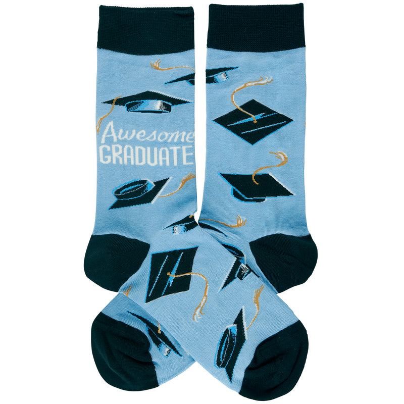 Awesome Graduate Socks  (4 PAIR)
