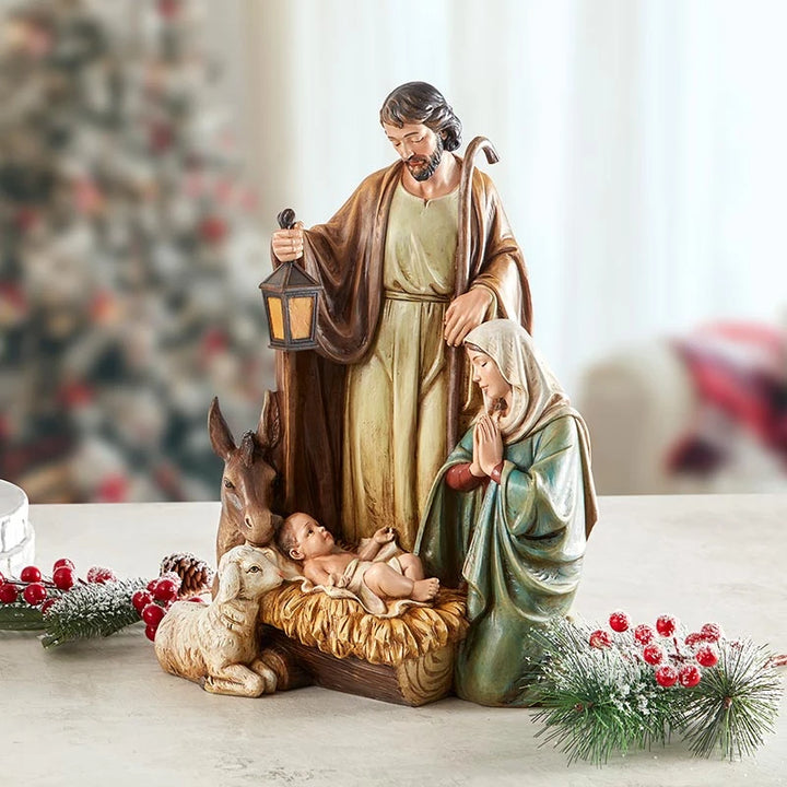  Avalon Gallery Lamb of God Christmas statue for Catholic home décor, prayer spaces, and seasonal gifting.