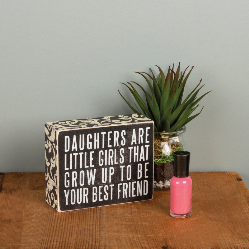 Daughters Are Box Sign  (Pack of 2)