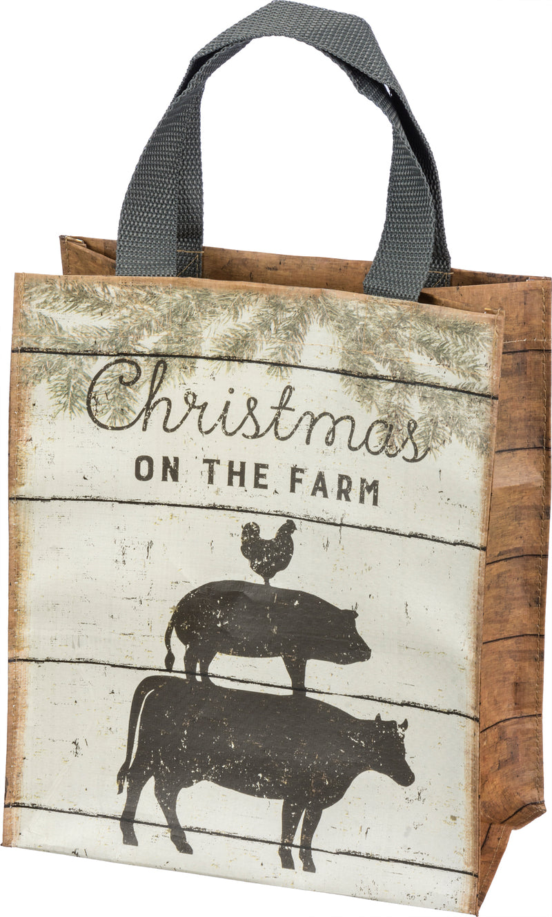 Truck Christmas On The Farm Daily Tote (Pack of 4)