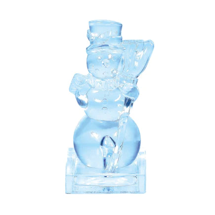 Lit Ice Castle Snowman