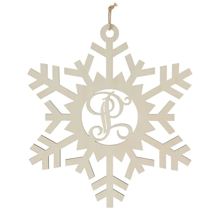 P Monogram Snowflake