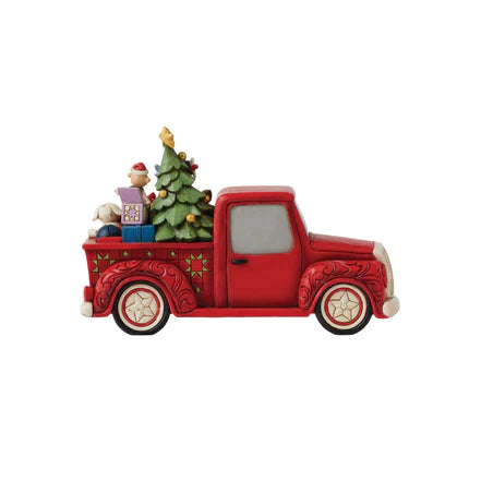 Rudolph in Red Pickup