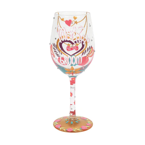 Mother of the Groom Wine Glass