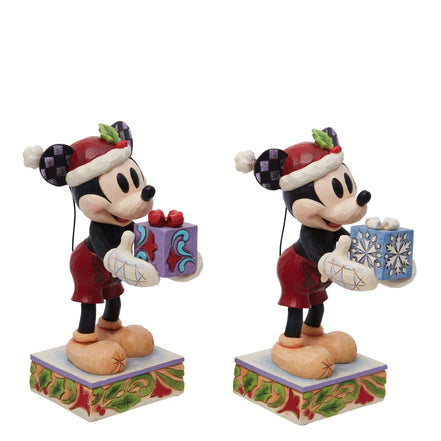 Santa Mickey with Gift