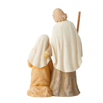 Silent night nativity figurine