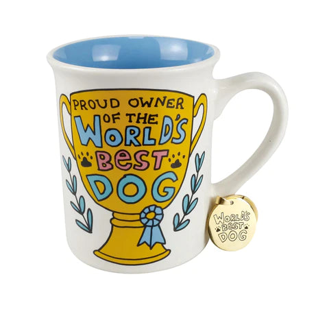 Best Dog Mug with Tag Set