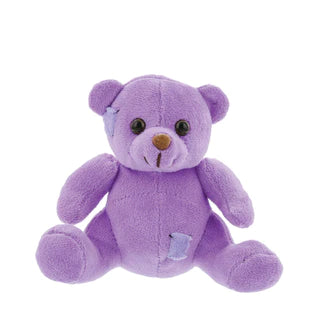 Sm Lavender Patch Teddy Bear