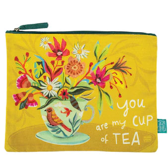 Cup of Tea Zip Pouch (Large)