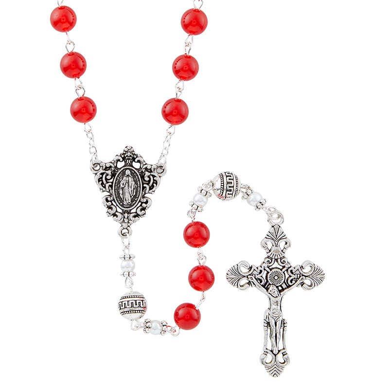 Amalfi Collection Rosary - Coral