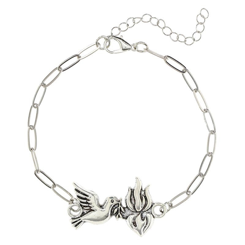 Holy Spirit Clip Chain Bracelet - A Symbol of Faith and Strength