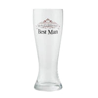 Best Man Beer Glass