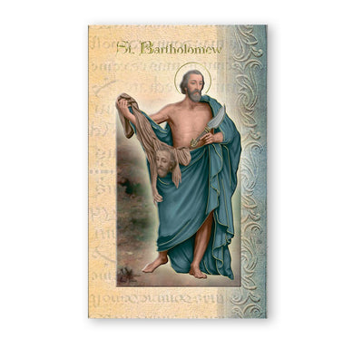 Biography of Bartholomew Prayer cards
