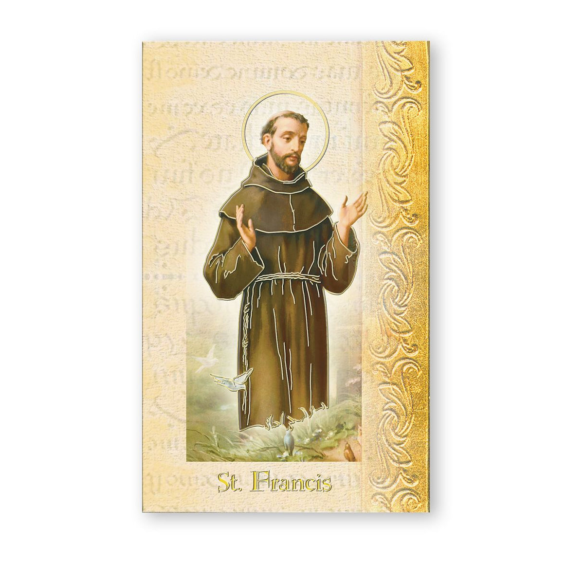 Biography of Saint Francis of Assisi with prayer feast day and patron attributes