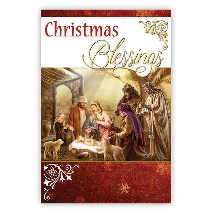 Assorted Christmas Blessings card set for family, friends, parishioners, and seasonal holiday greetings.
