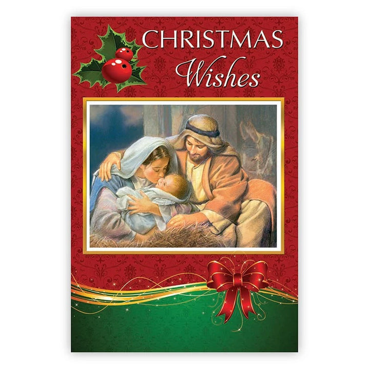 Faith-filled Christmas card assortment for Catholic families, friends, parishioners, and church communities.