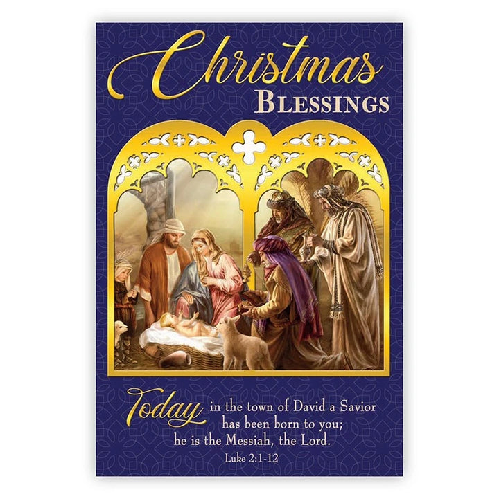 Faith-filled Christmas card assortment for Catholic families, friends, parishioners, and church communities.