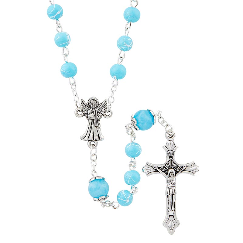 Cherish Collection Rosary - Light Blue