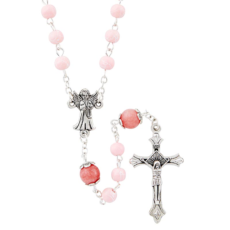 Cherish Collection Rosary - Pink Pearl