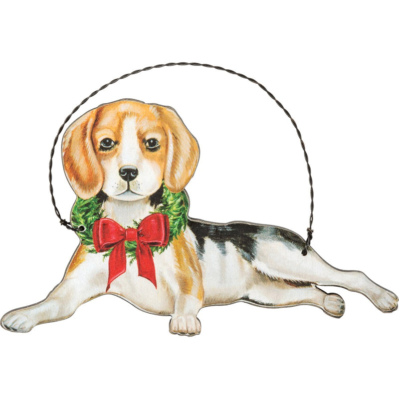 Christmas Beagle Ornament (PACK OF 6)