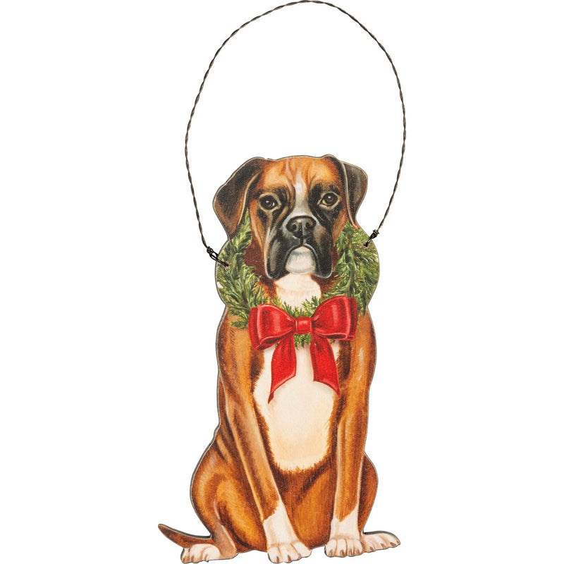 Christmas Boxer Ornament (PACK OF 6)