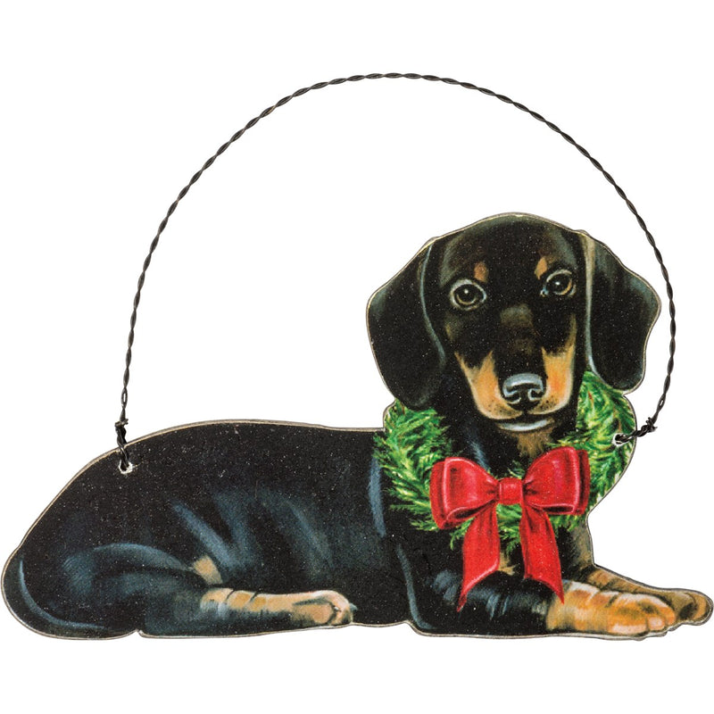 Christmas Dachshund Ornament (PACK OF 6)