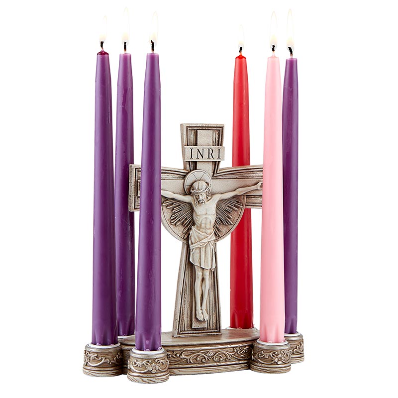 Crucifix Lenten Candleholder