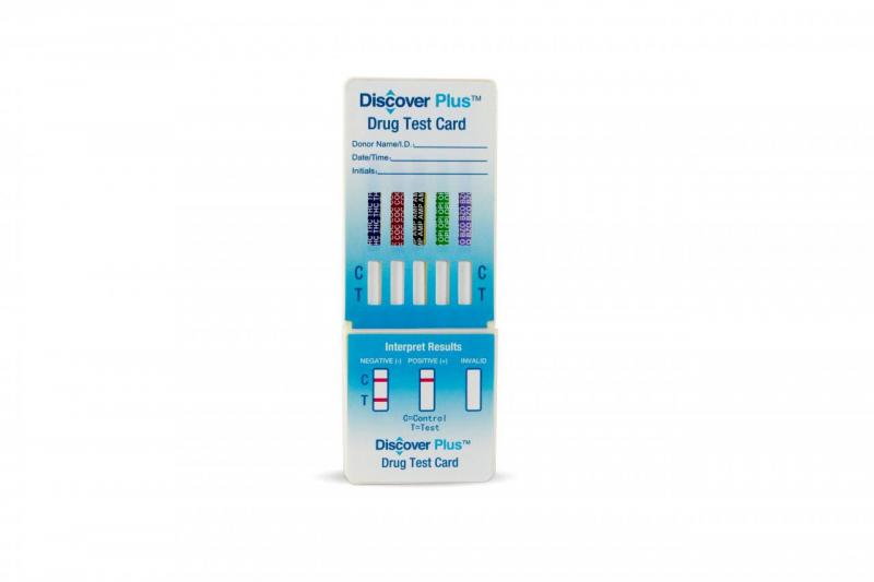 DISCOVER PLUS 4 PANEL DIP CARD- (THC/COC/OPI/MAMP)