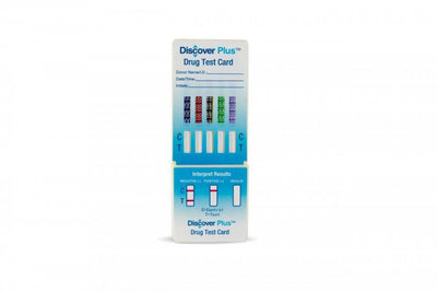DISCOVER PLUS 7 PANEL DIP CARD (THC/COC/AMP/OPI/MAMP/BZO/OXY)