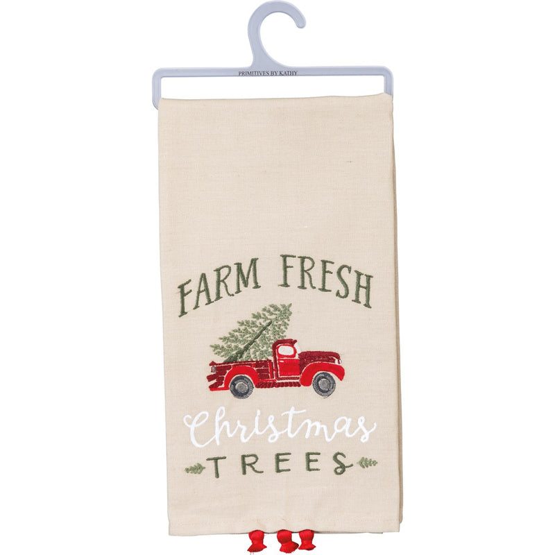 Farm Fresh Christmas Trees Kitchen Towel (Pack of 3)