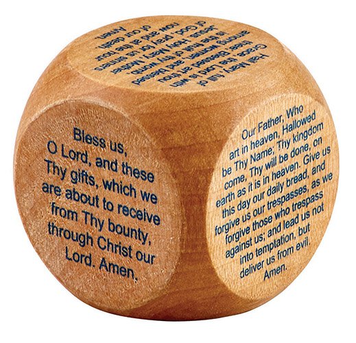 Favorite Catholic Prayers Prayer Cube - 12/pcs