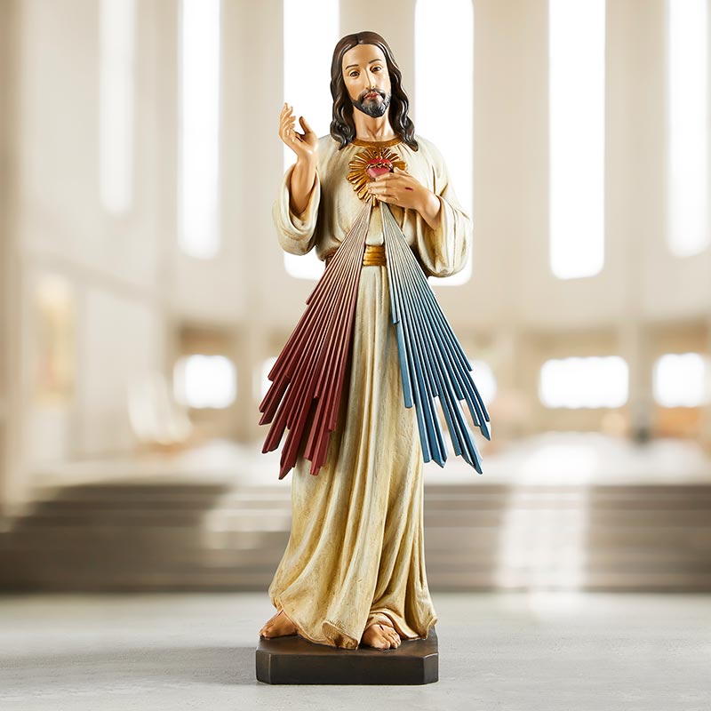 24"H Divine Mercy Statue