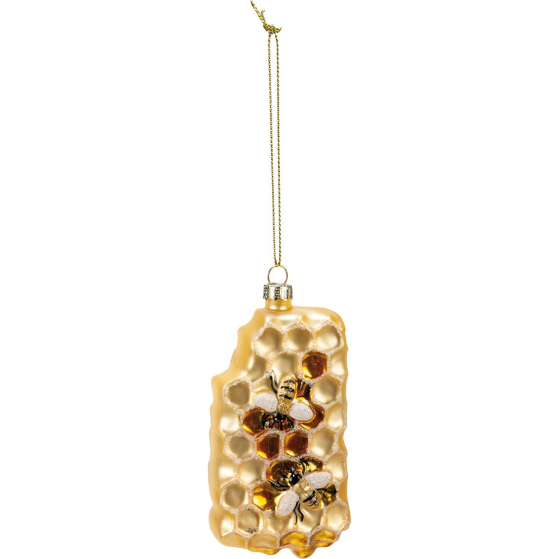 Glass Honeycomb Ornament