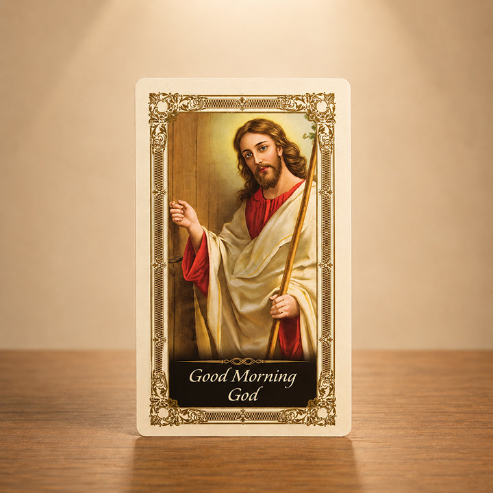 Good Morning God Kilgarlin Laminated Prayer Card