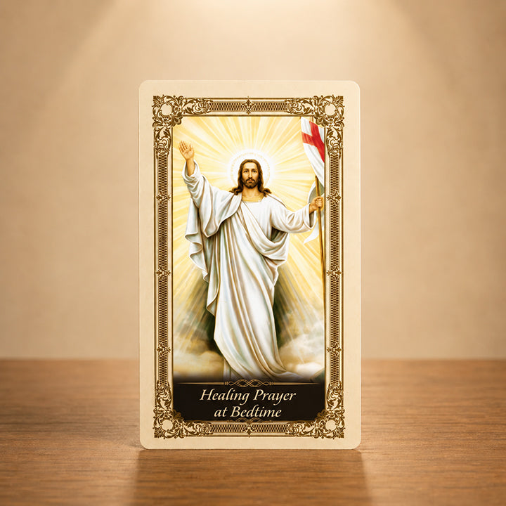 Healing Prayer at Bedtime Kilgarlin Laminated Prayer Card