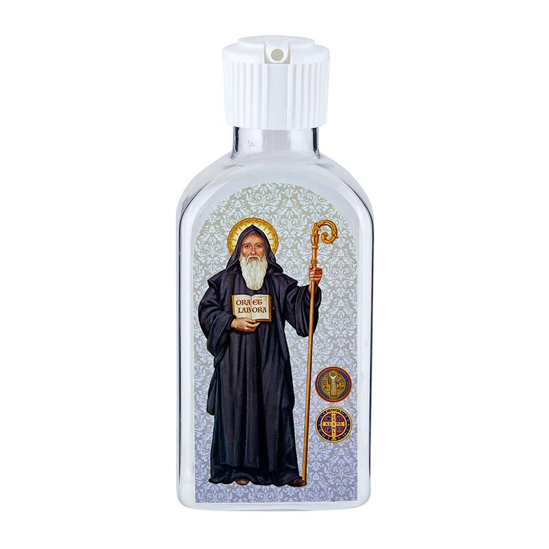 Holy Water Bottle - Saint Benedict