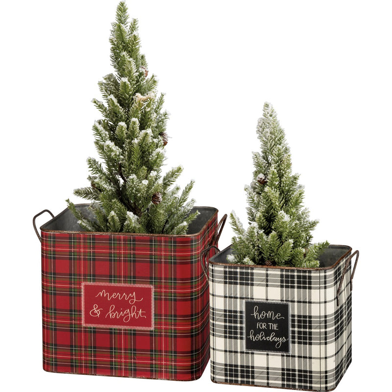 Home For The Holidays Bin Set (Set of 2)