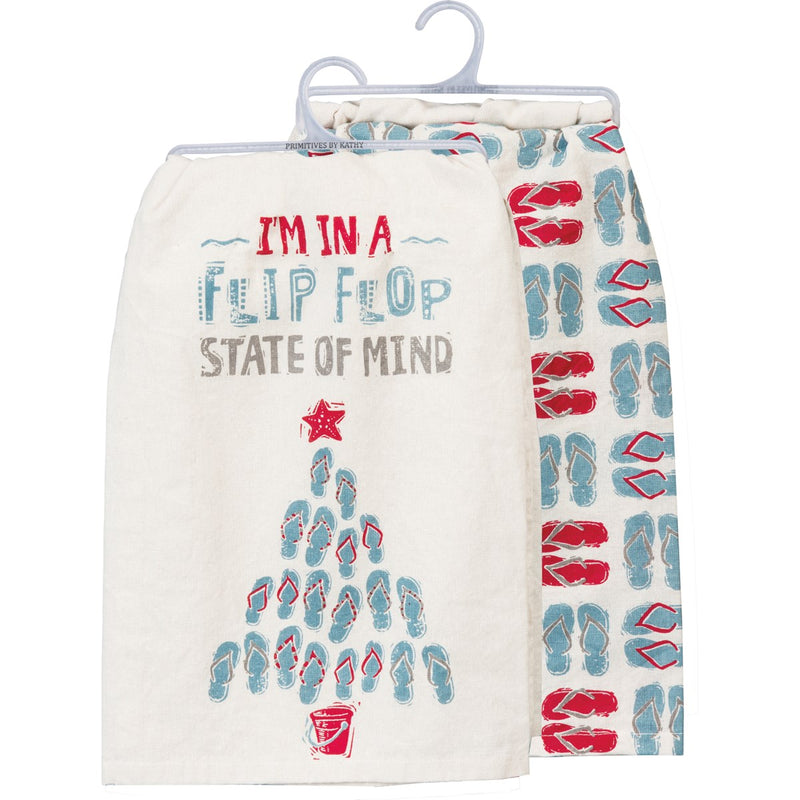 In A Flip Flop State Of Mind Kitchen Towel Set