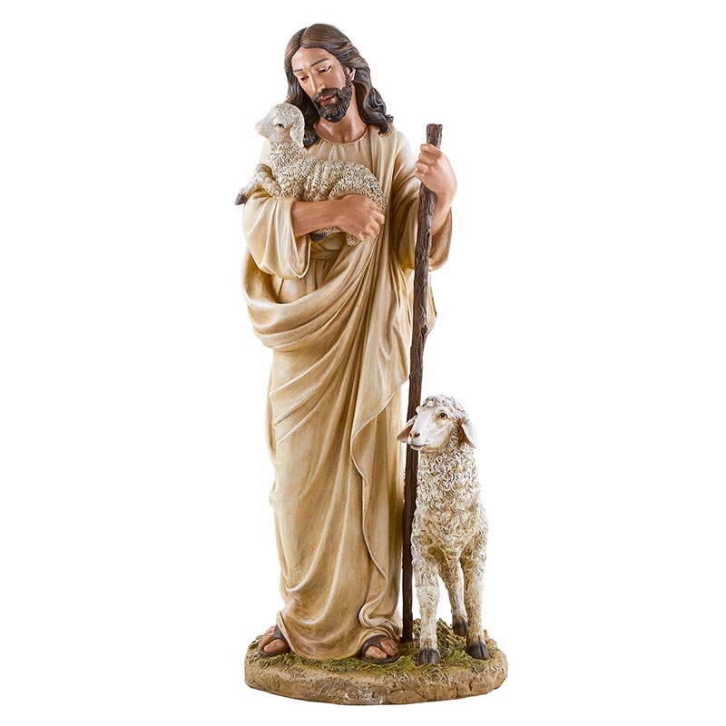 24" Good Shepherd Statue