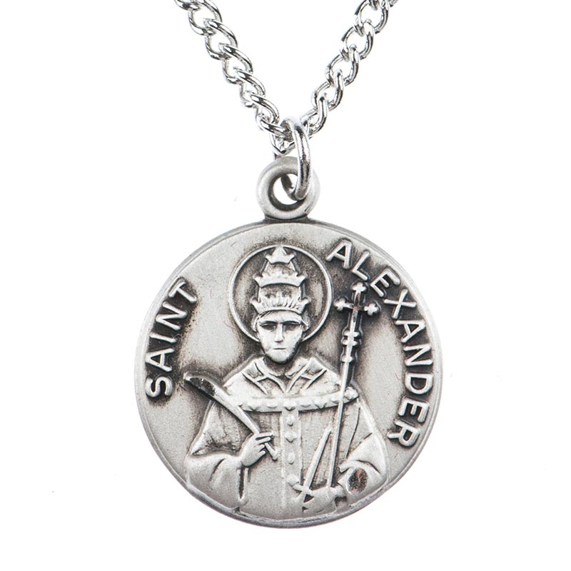 St. Alexander Medal on Chain